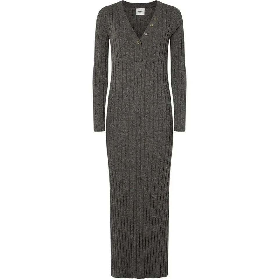 Pepe Jeans Izabel Vestito Donna M Lungo a Costine