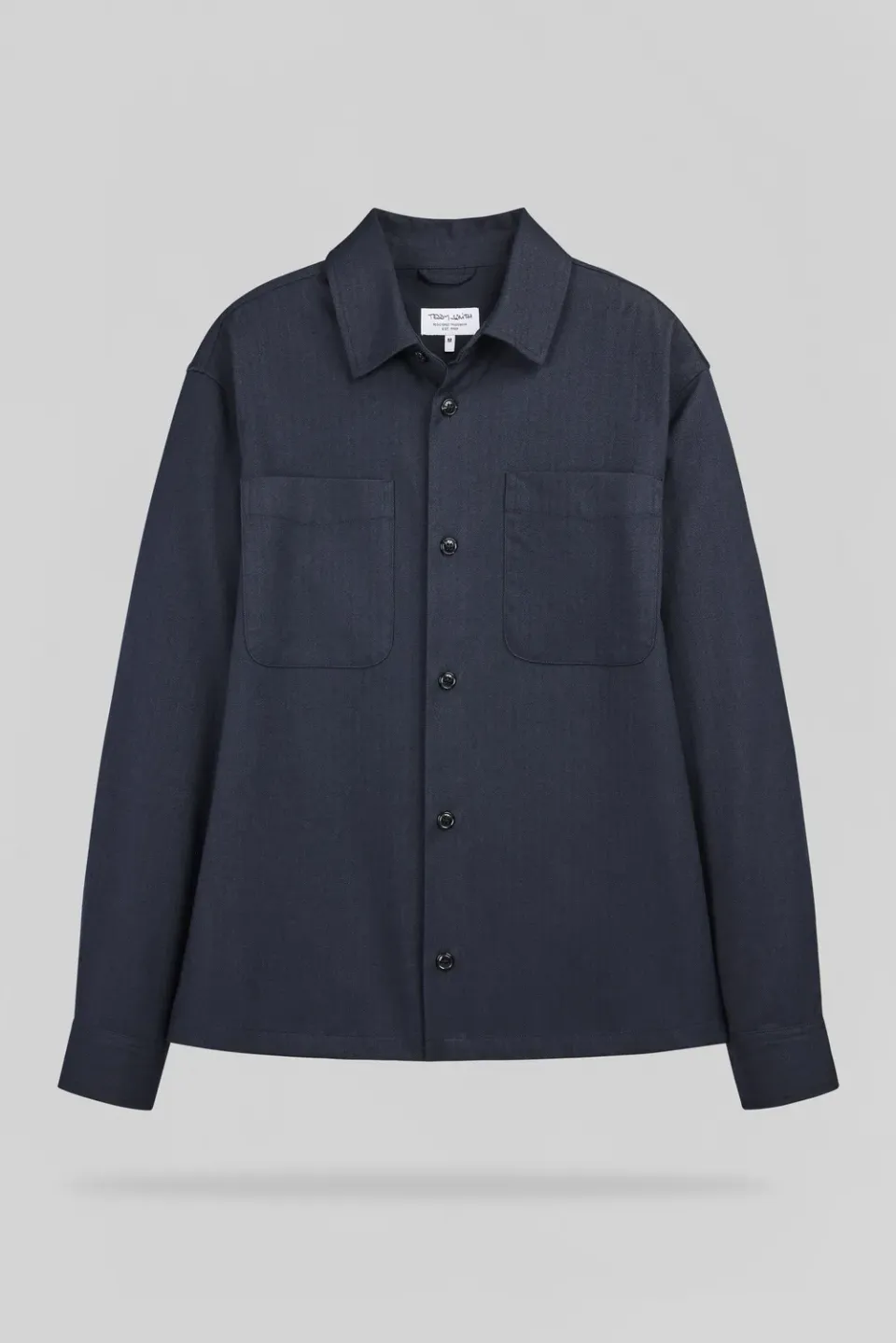 Teddy Smith C-Felix ML Dark Navy camicia blu uomo