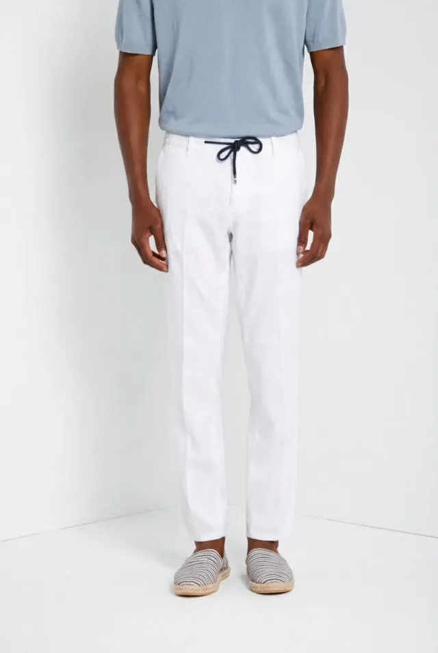 Mason's Milano Jogger chino uomo bianco extra slim