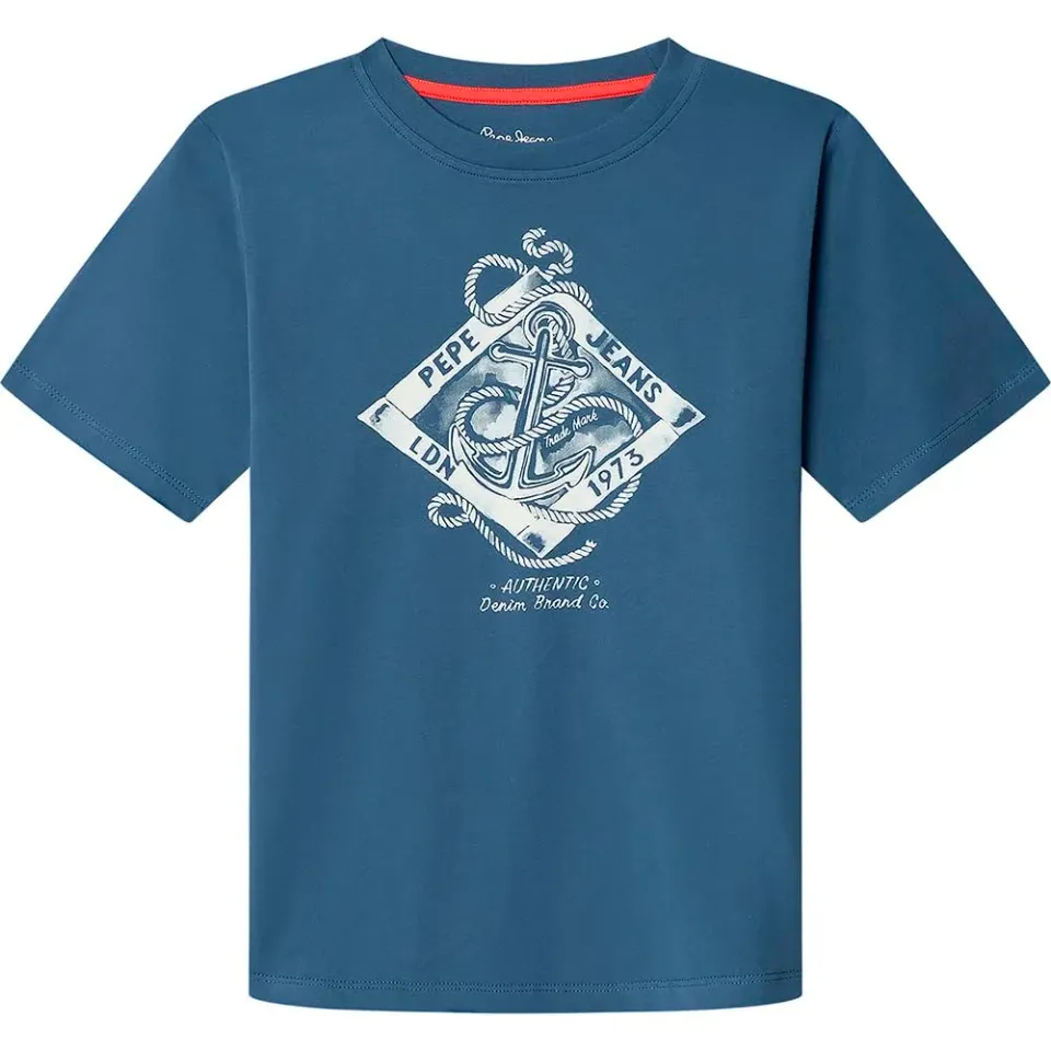Pepe Jeans Ezra t-shirt bambino 10 anni girocollo grafica