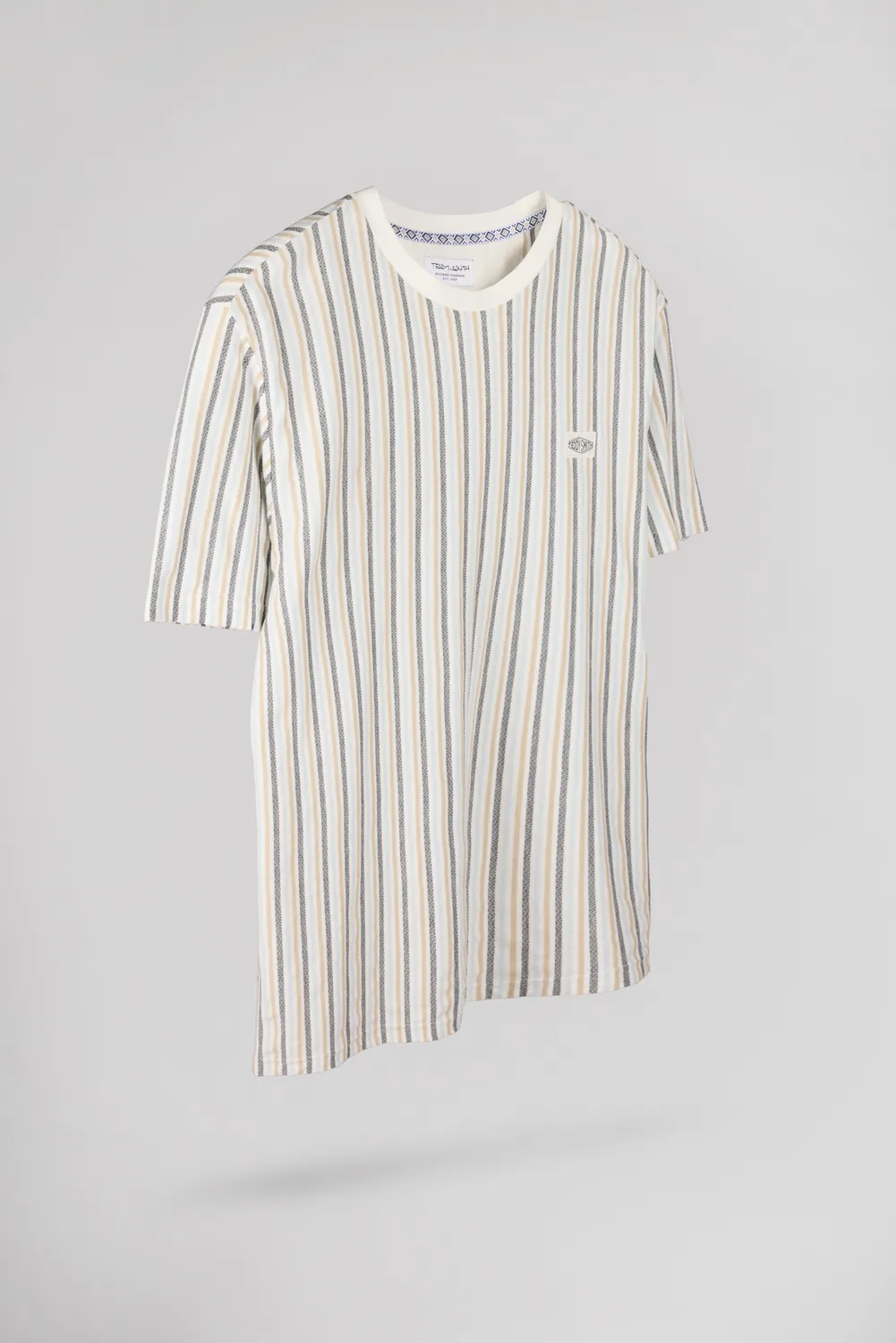 Teddy Smith T-Jacko MC Middle White t-shirt righe cotone