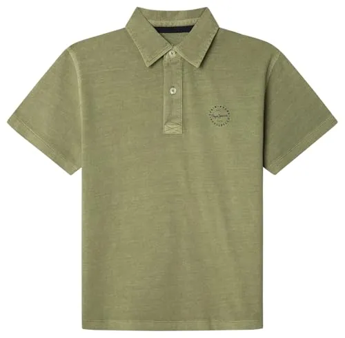 Pepe Jeans Logan polo bambino 10 anni arancione lavato