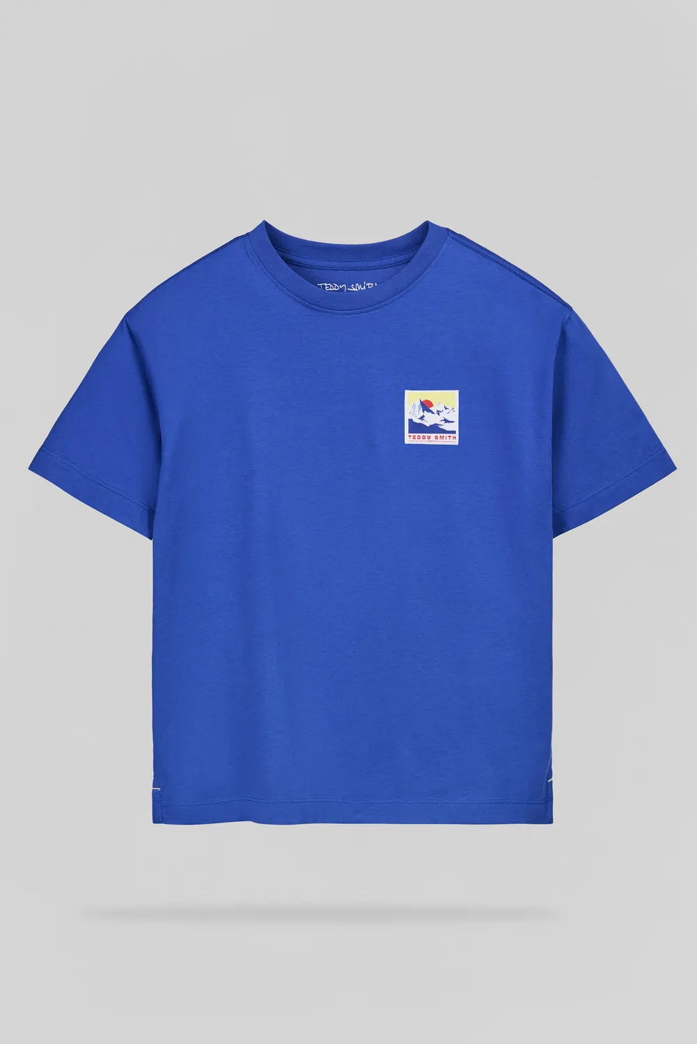 Teddy Smith T-Mountain maglietta bambino blu pep's montagna