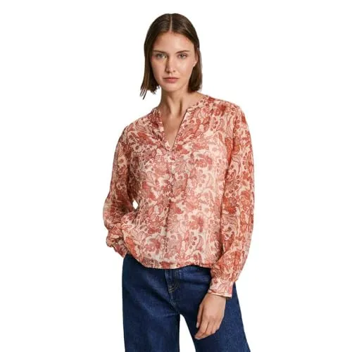 Pepe Jeans Poemy camicia donna M chiffon floreale