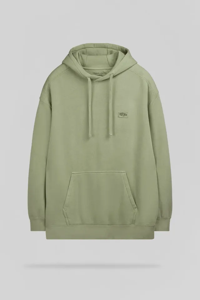 Teddy Smith S-Nateo Hoody felpa bleach kaki
