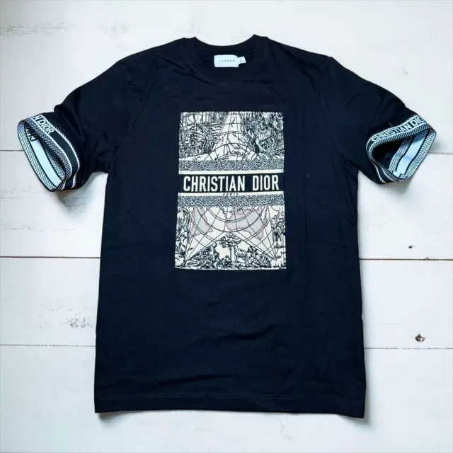 Never Say Never Ispirata Dior t-shirt tessuto nera personalizzata