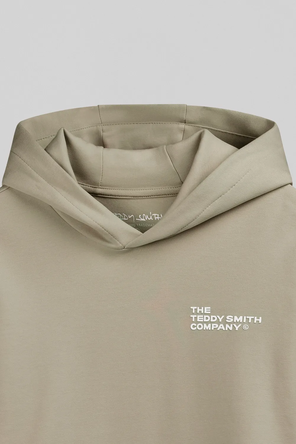 Teddy Smith S-Company Hoody Felpa Ragazzo Kaki