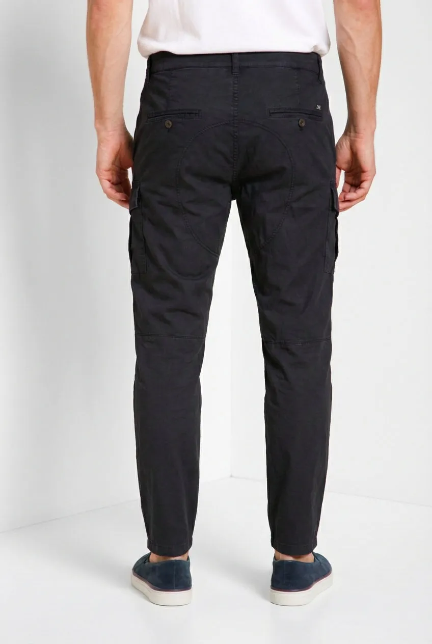 Mason's George Coolpocket pantalone cargo nero carrot