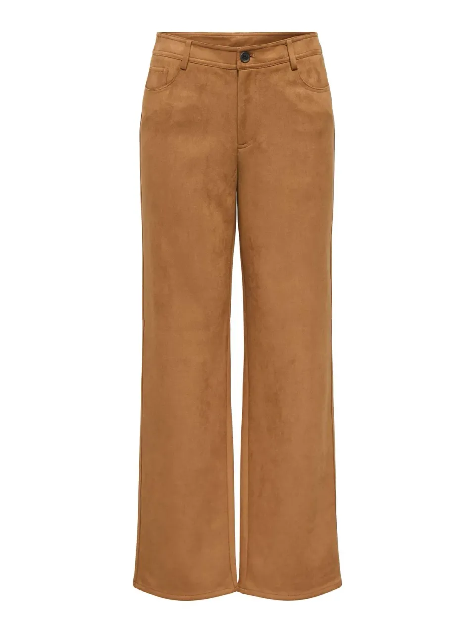 ONLY Onlina pantaloni faux suede Nuthatch M x 32