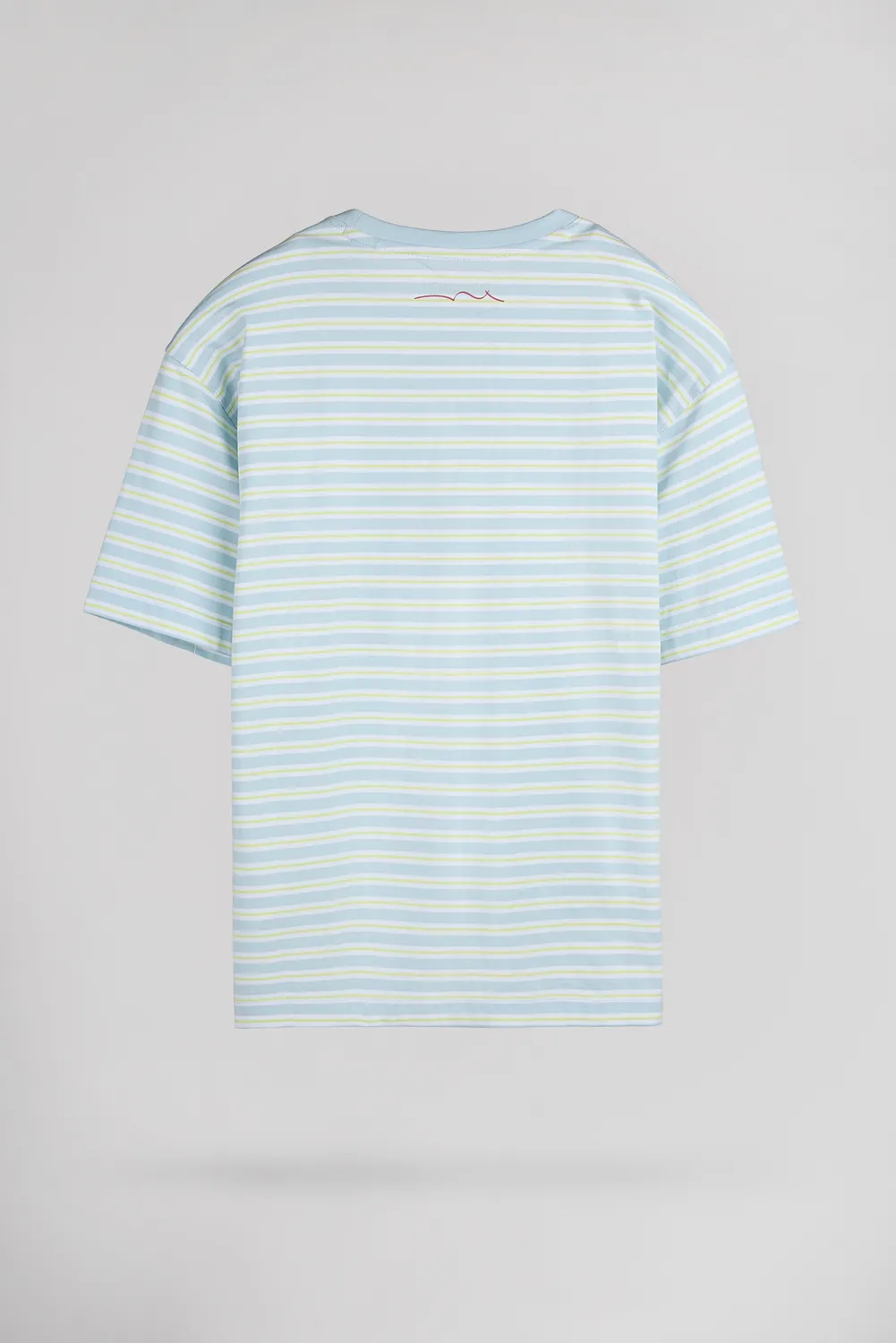Teddy Smith T-Stry maglietta ragazzo azzurro righe cotone