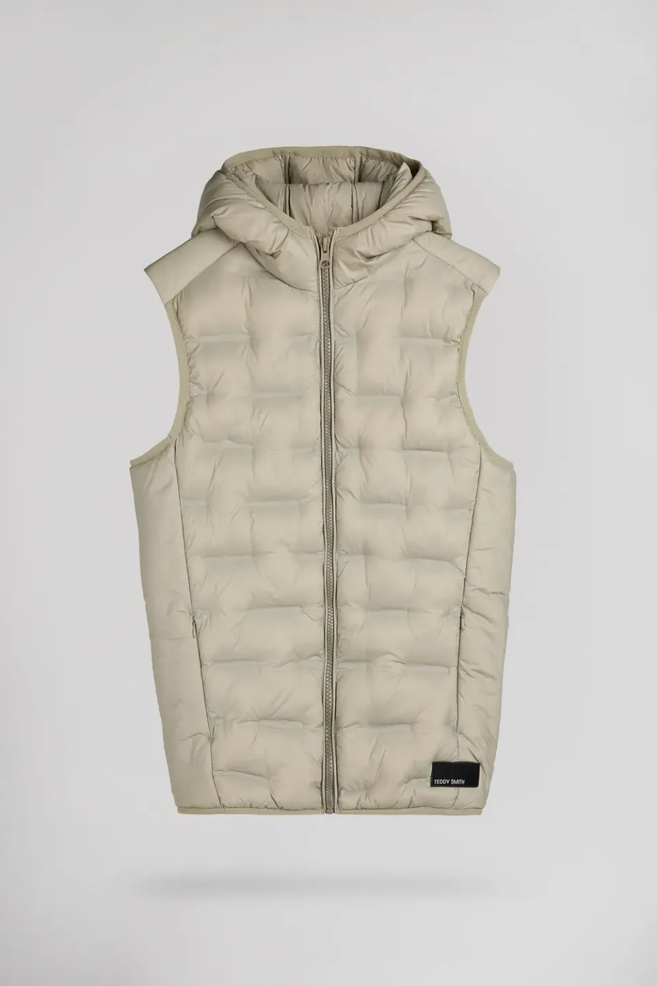 Teddy Smith B-Toran Hood JR gilet ragazzo kaki con cappuccio
