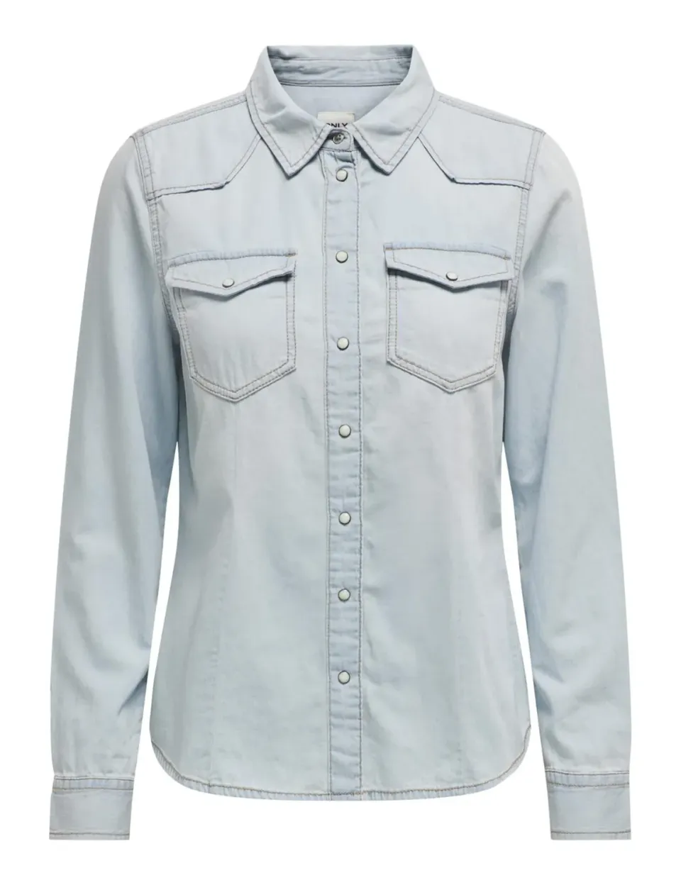 ONLY ONLALEXA Camicia denim azzurro chiaro