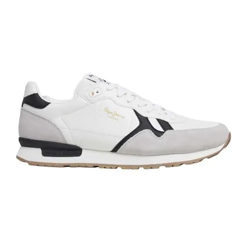 Pepe Jeans Brit Supra sneakers uomo 43 EU pelle bianca