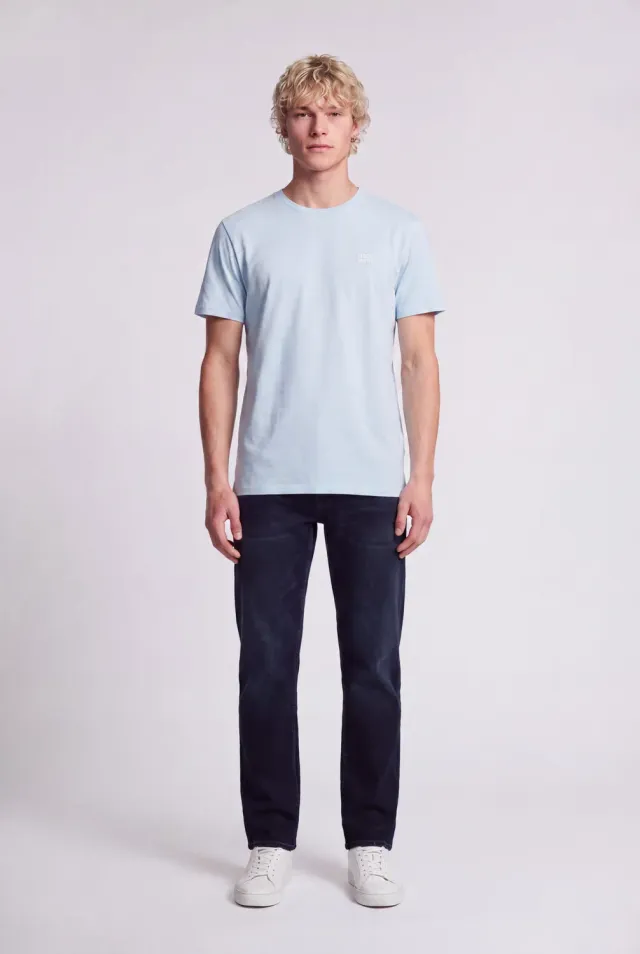 Teddy Smith The Tee 1 t-shirt uomo pastel blue chiné