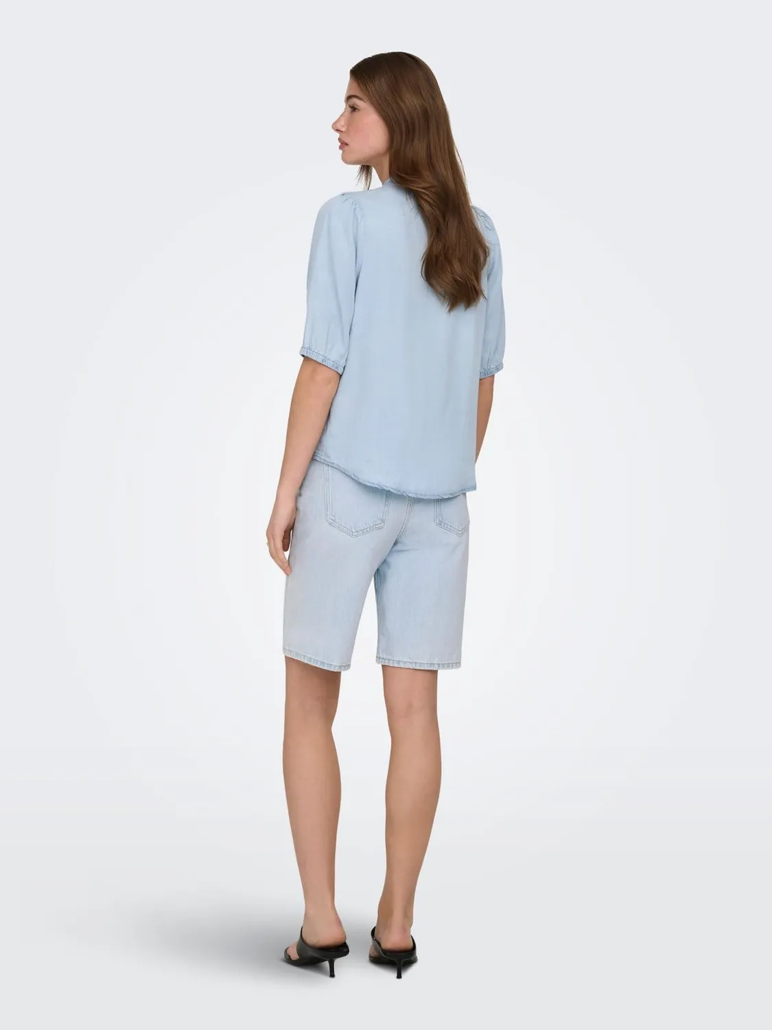 ONLY Onlcharis camicia denim blu scuro