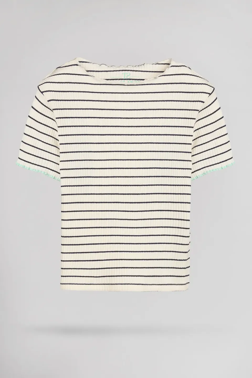 Teddy Smith T-Ray MC JR maglietta righe blu navy bambina