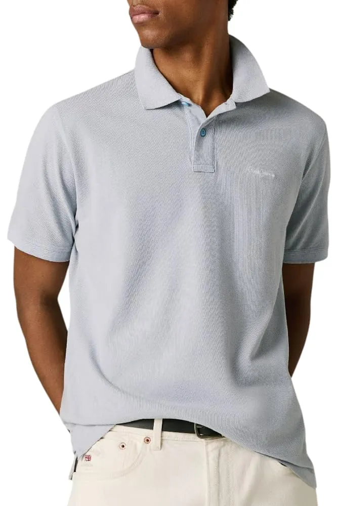 Pepe Jeans PM5400087 polo uomo piquet heavy wash