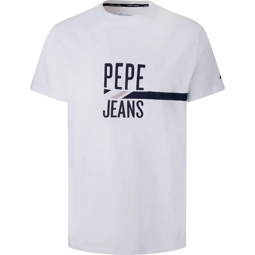Pepe Jeans Shelby t-shirt uomo L bianca cotone logo petto