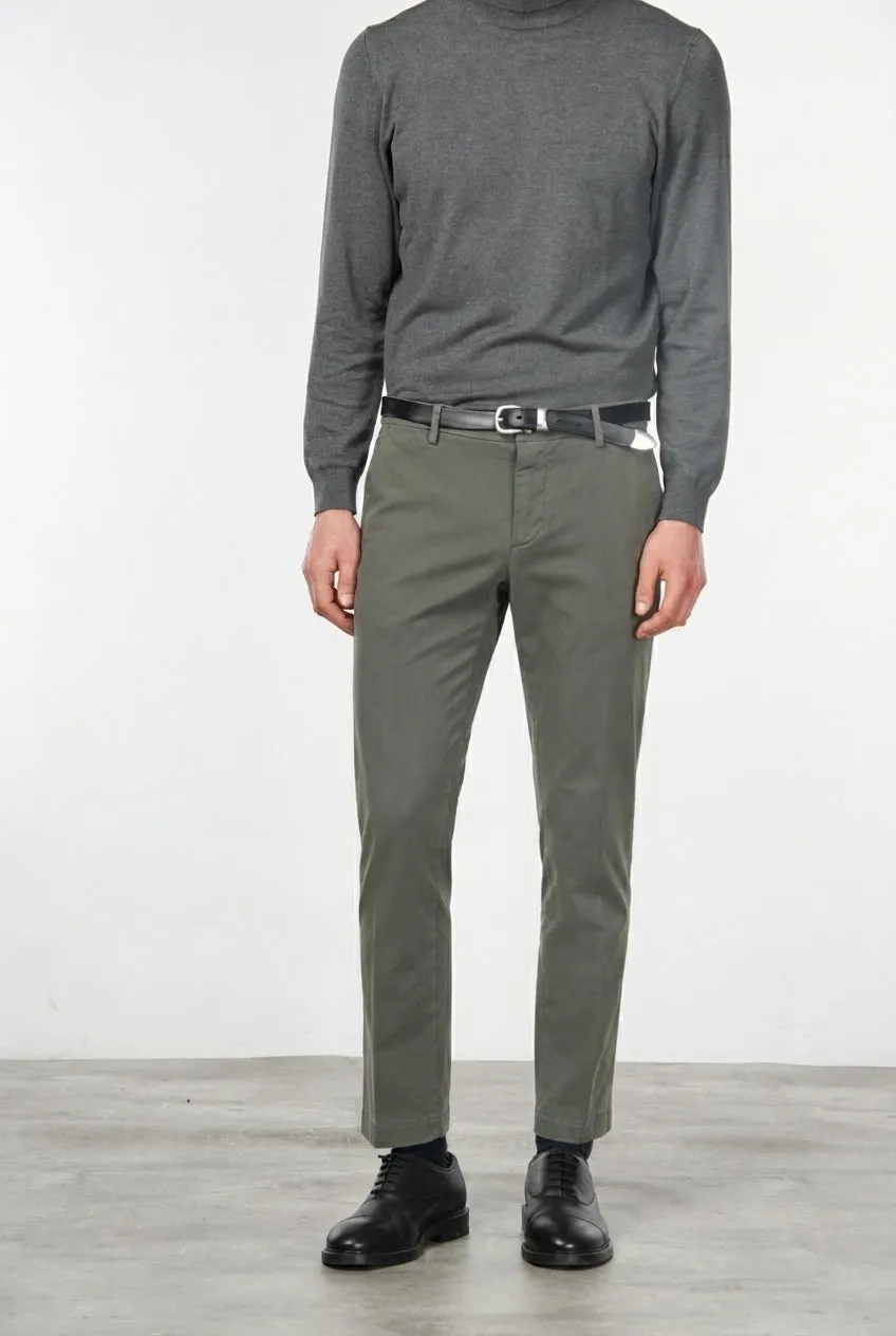 Mason's Milano chino uomo grigio scuro extra slim