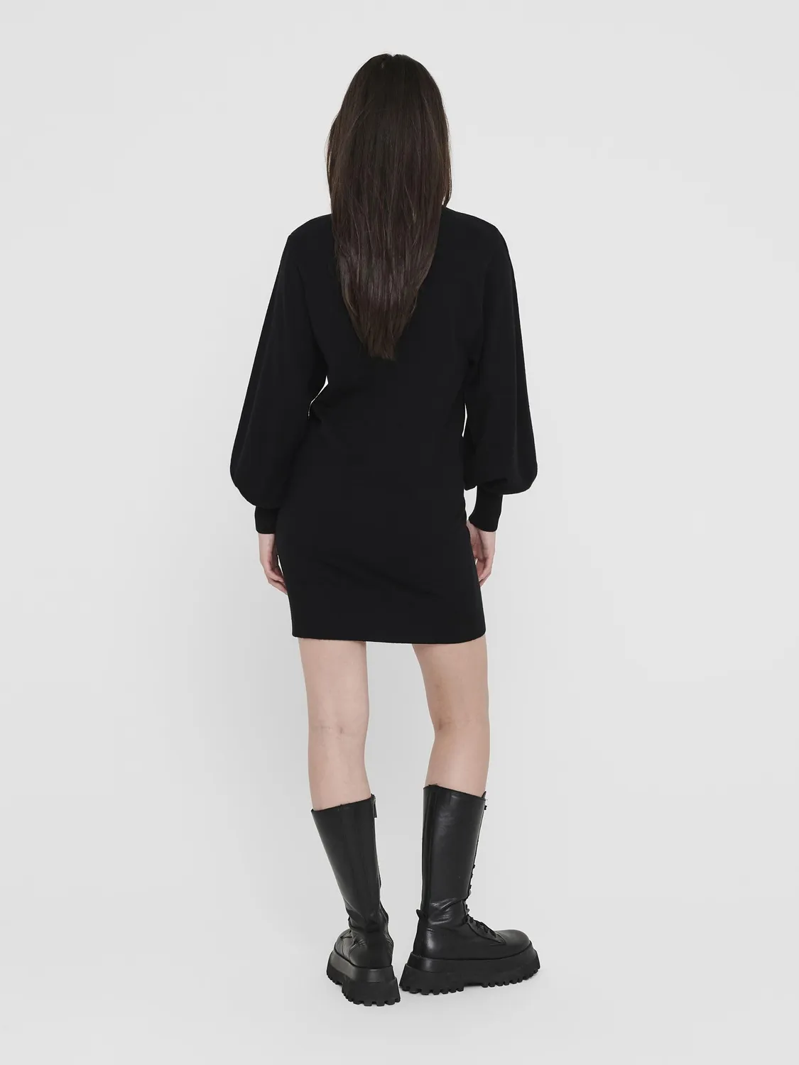 ONLY Onlabelle abito in maglia lungo mélange
