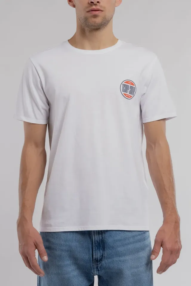 Teddy Smith T-Cars 1 t-shirt uomo bianca racing