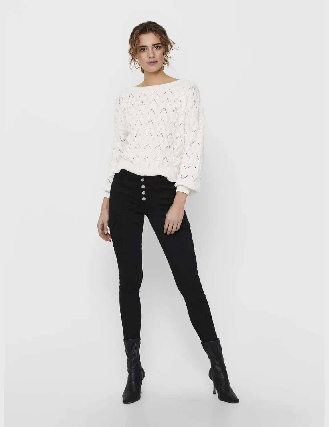 Only Onlbrynn pullover donna in maglia maniche lunghe