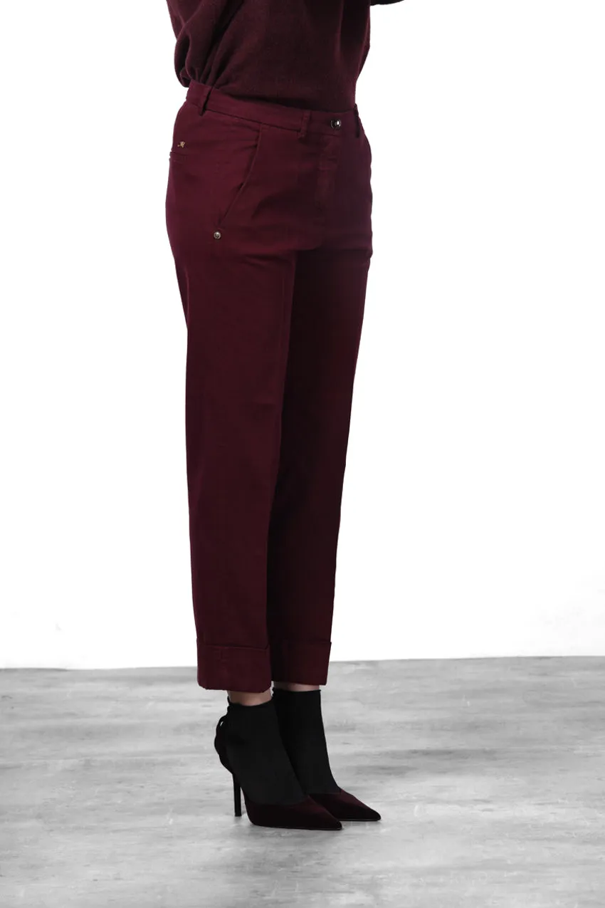 Mason's New York Carrot chino donna raso mosto cotone