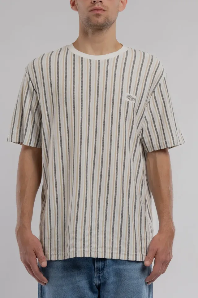 Teddy Smith T-Jacko MC Middle White t-shirt righe cotone