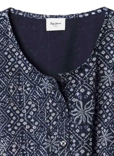 Pepe Jeans Imabel vestito bambina 10 anni stampato foderato