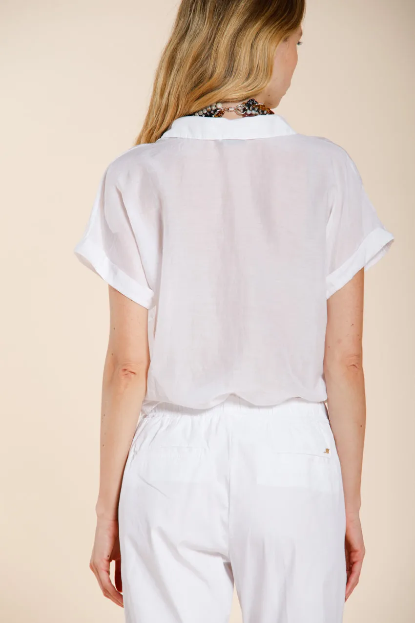 Mason's Natalie camicia donna bianco cotone seta
