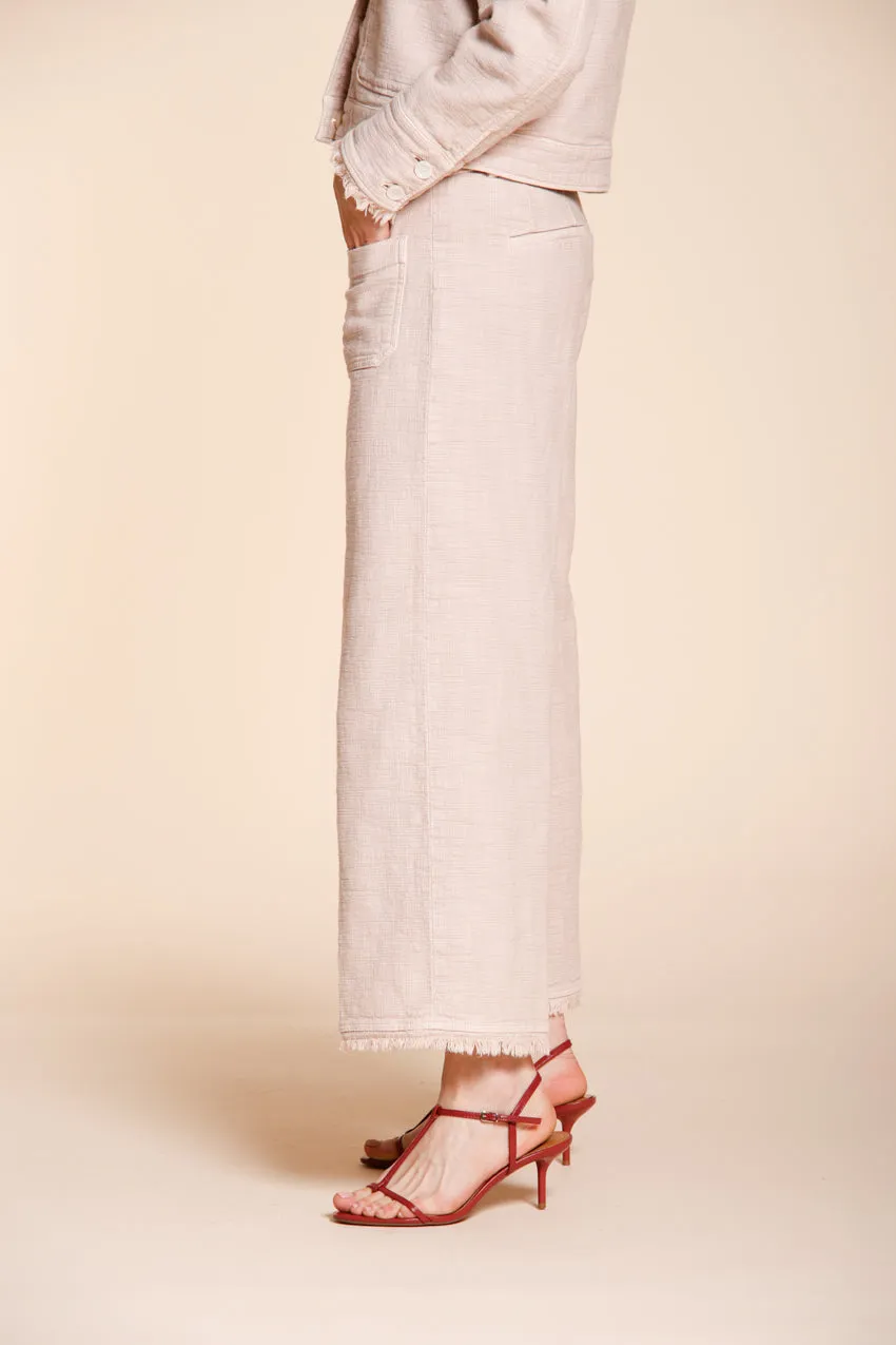 Mason's New York Studio Cropped chino donna rosa straight