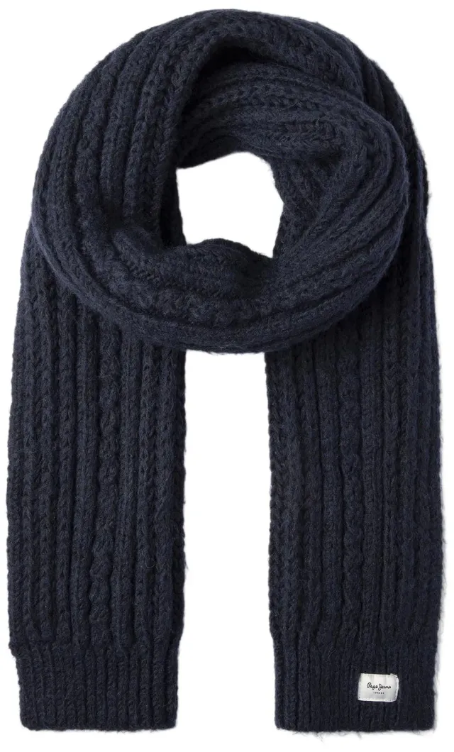 Pepe Jeans Skyler B sciarpa navy ragazzo taglia L