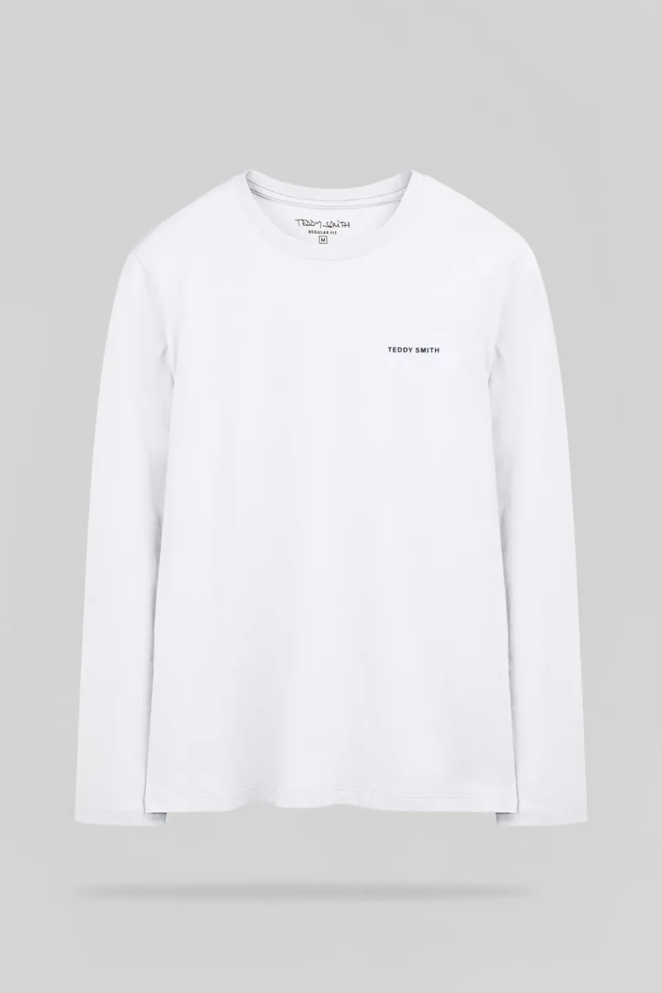 Teddy Smith The Tee 2 ML t-shirt maniche lunghe uomo bianco