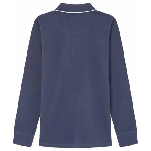 Pepe Jeans New Thor LS Polo Bambino Maniche Lunghe 10 Anni Blu