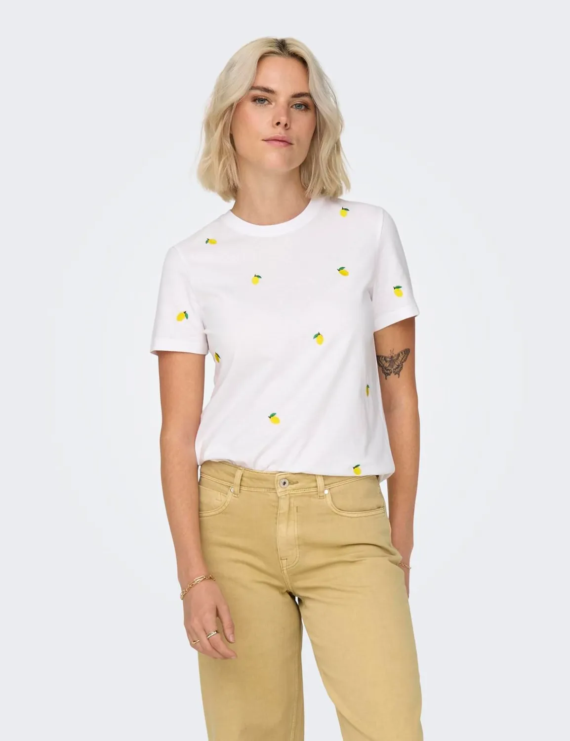 ONLY Onlketty t-shirt bianca donna taglia S