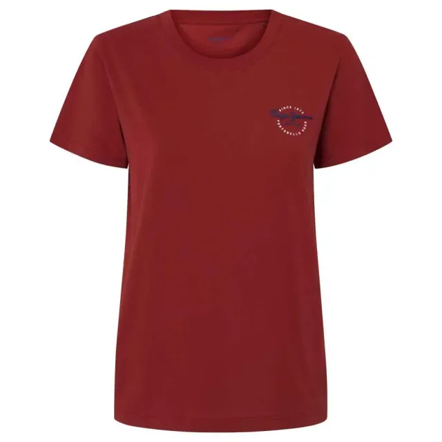 Pepe Jeans Gabriela T-Shirt Donna Bianca Logo Petto