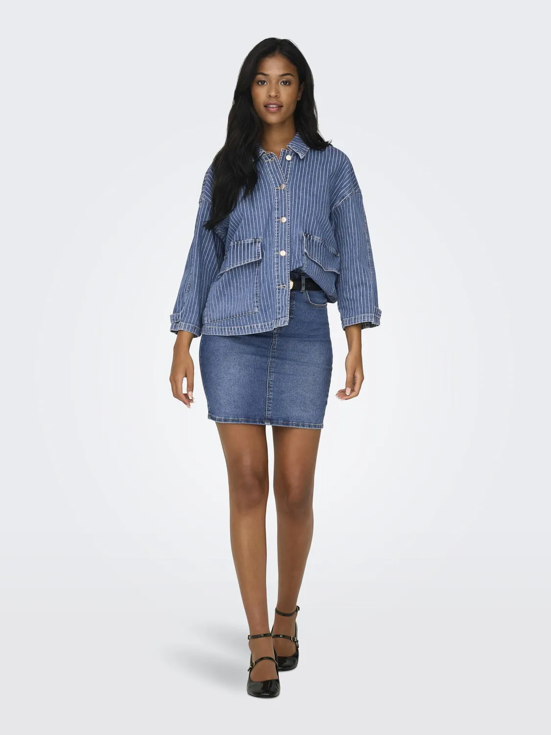 Only Onlwonder gonna donna denim vita alta