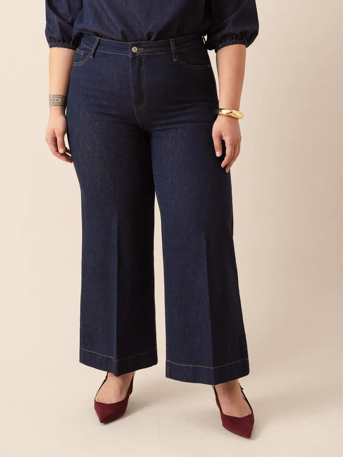 Oraije Vienna jeans wide grezzo regular