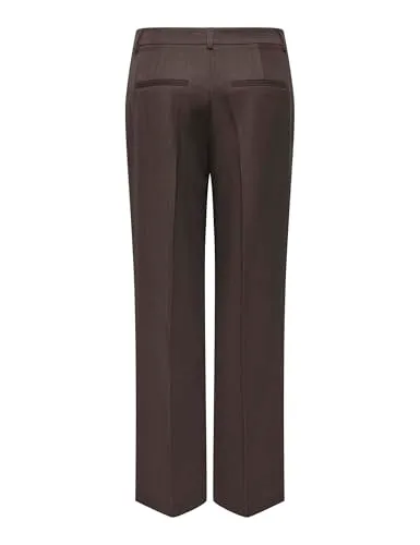 ONLY Onlhattie pantaloni larghi vita alta misto lana