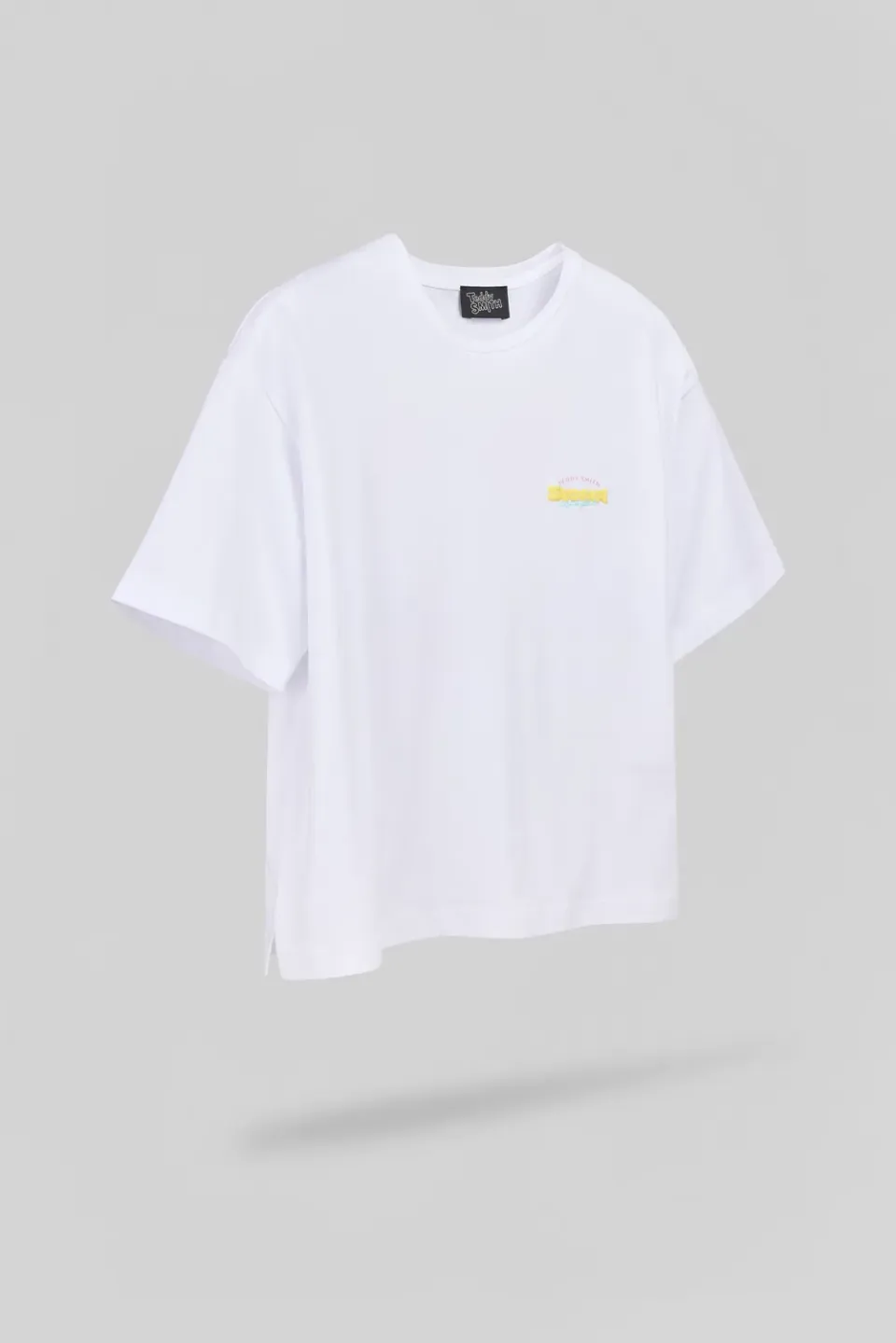 Teddy Smith T-Icy MC t-shirt bianca oversize donna