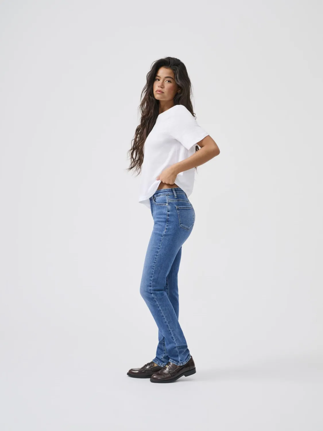 ONLY Onlsui jeans slim XL 32L blu medio