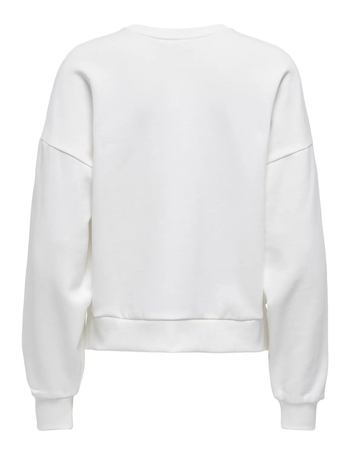 ONLY Onljenna L/S O-Neck EMB Box felpa M ricamata