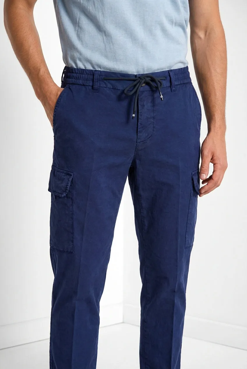 Mason's Chile Jogger cargo uomo blu royal extra slim