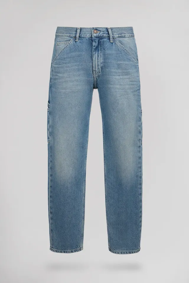 Teddy Smith Carpenter Used Jeans Uomo Indigo