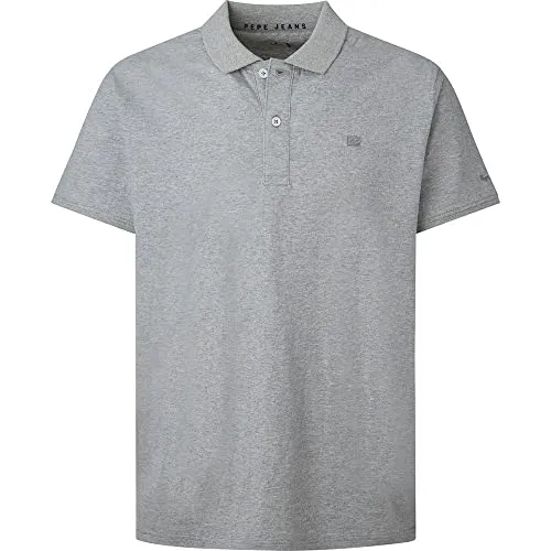Pepe Jeans Fenton maglia polo uomo tinta in capo ricamata