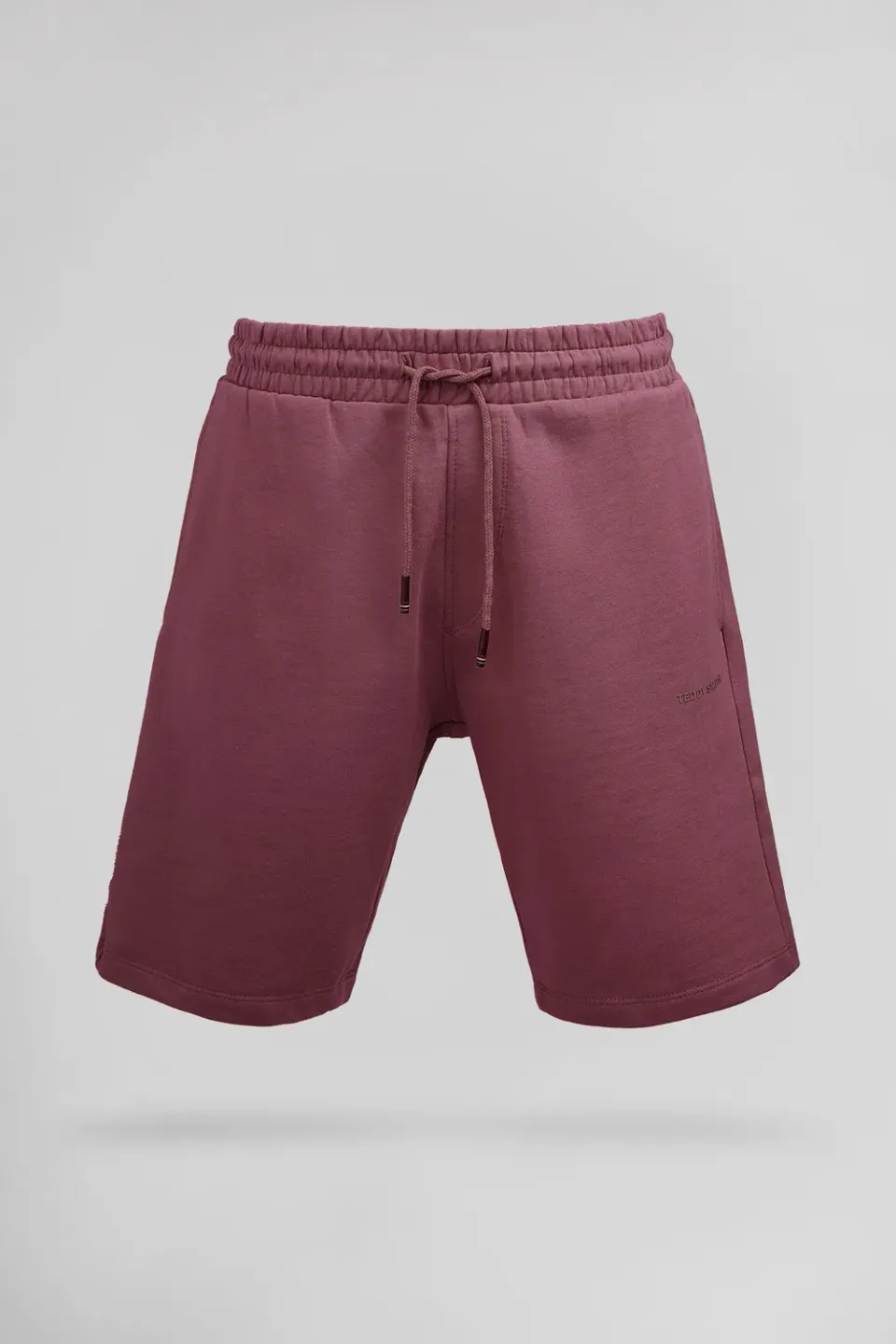 Teddy Smith S-Narky SH Shorts Felpa Lampone Scuro 100% Cotone