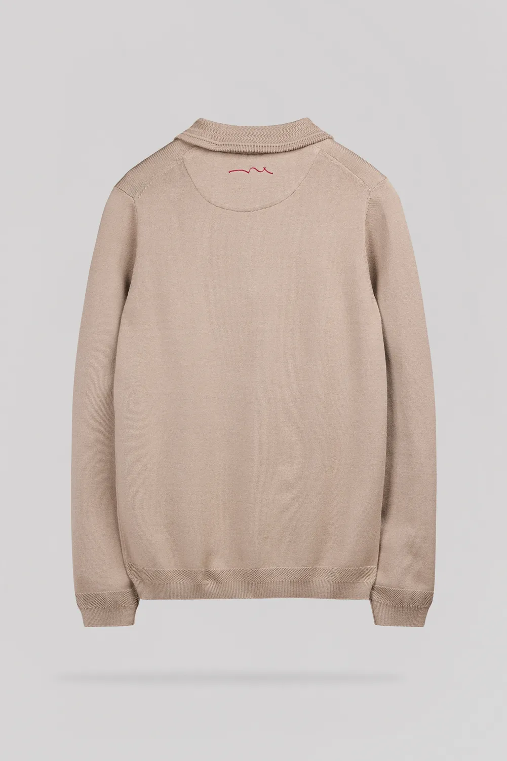 Teddy Smith P-Marty 2 Maglia mezza zip beige uomo