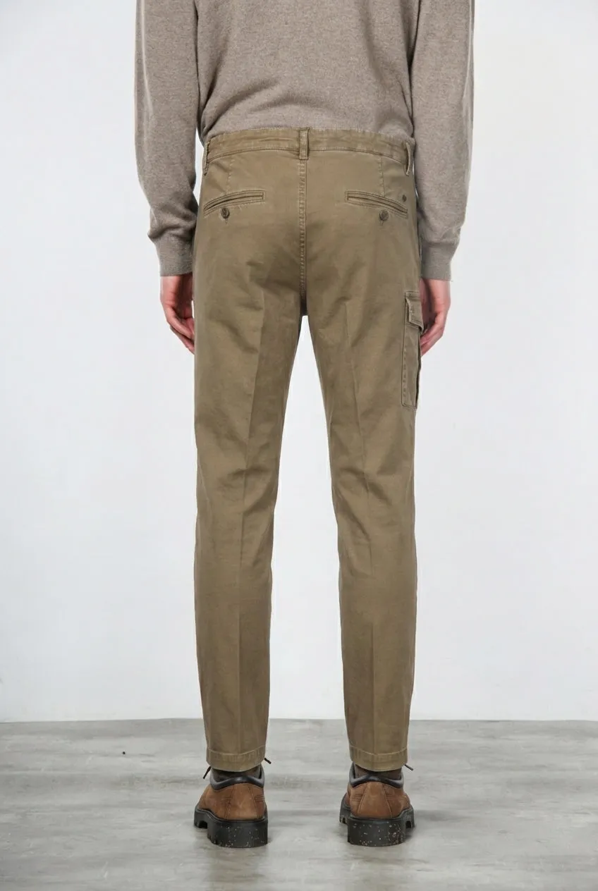 Mason's George Coolpocket pantalone cargo tortora carrot fit