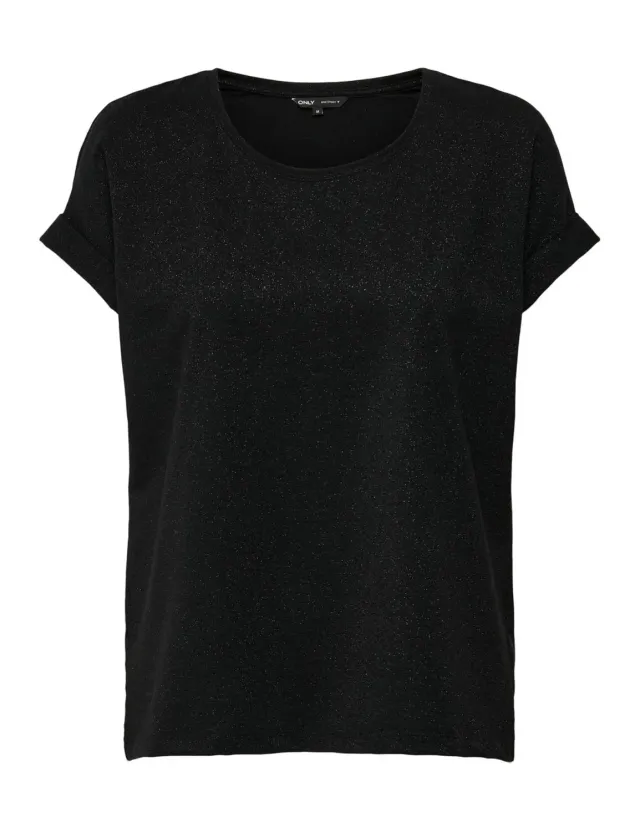 ONLY Onlmoster Glitter S/S Top Jrs top donna M lurex