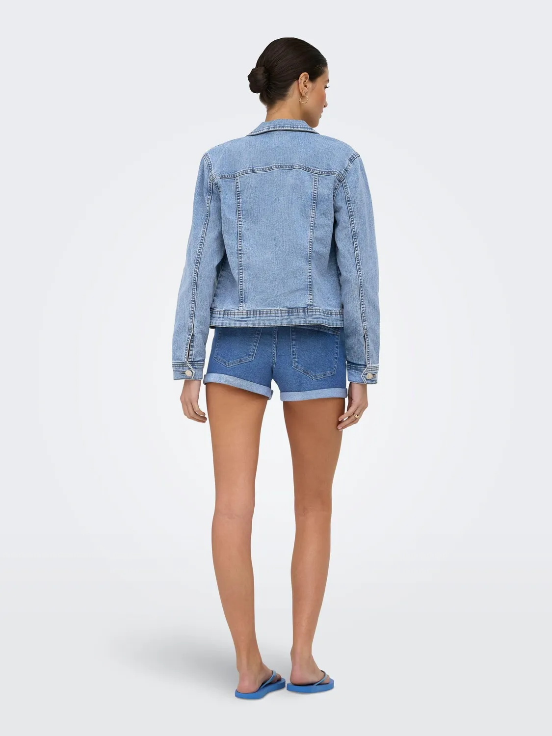 ONLY Onltia giacca denim donna Light Blue Denim